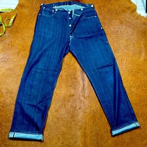 Levi’s Vintage Clothing 1880’s Selvage Waist Overalls Rare Made In USA